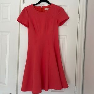 Rebecca Taylor A line orange dress size 0